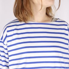 画像8: M.B.L. REGULAR STRIPE L/SL DROP SHOULDER BASQUE SHIRT 2色 (8)