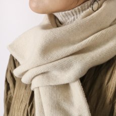 画像18: ARMEN WOOL/CASHMERE LOOP SCARF 5色 (18)