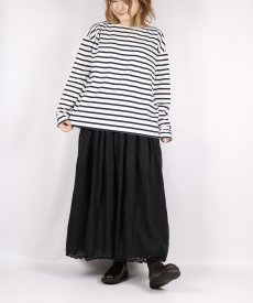 画像10: M.B.L. REGULAR STRIPE L/SL DROP SHOULDER BASQUE SHIRT 2色 (10)