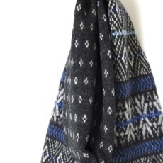 画像12: GLEN GORDON　LAMBSWOOL SNOW JACQUARD SCARF (12)