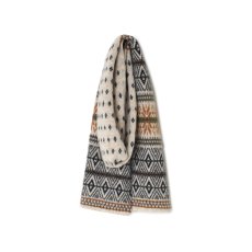 画像7: GLEN GORDON　LAMBSWOOL SNOW JACQUARD SCARF (7)