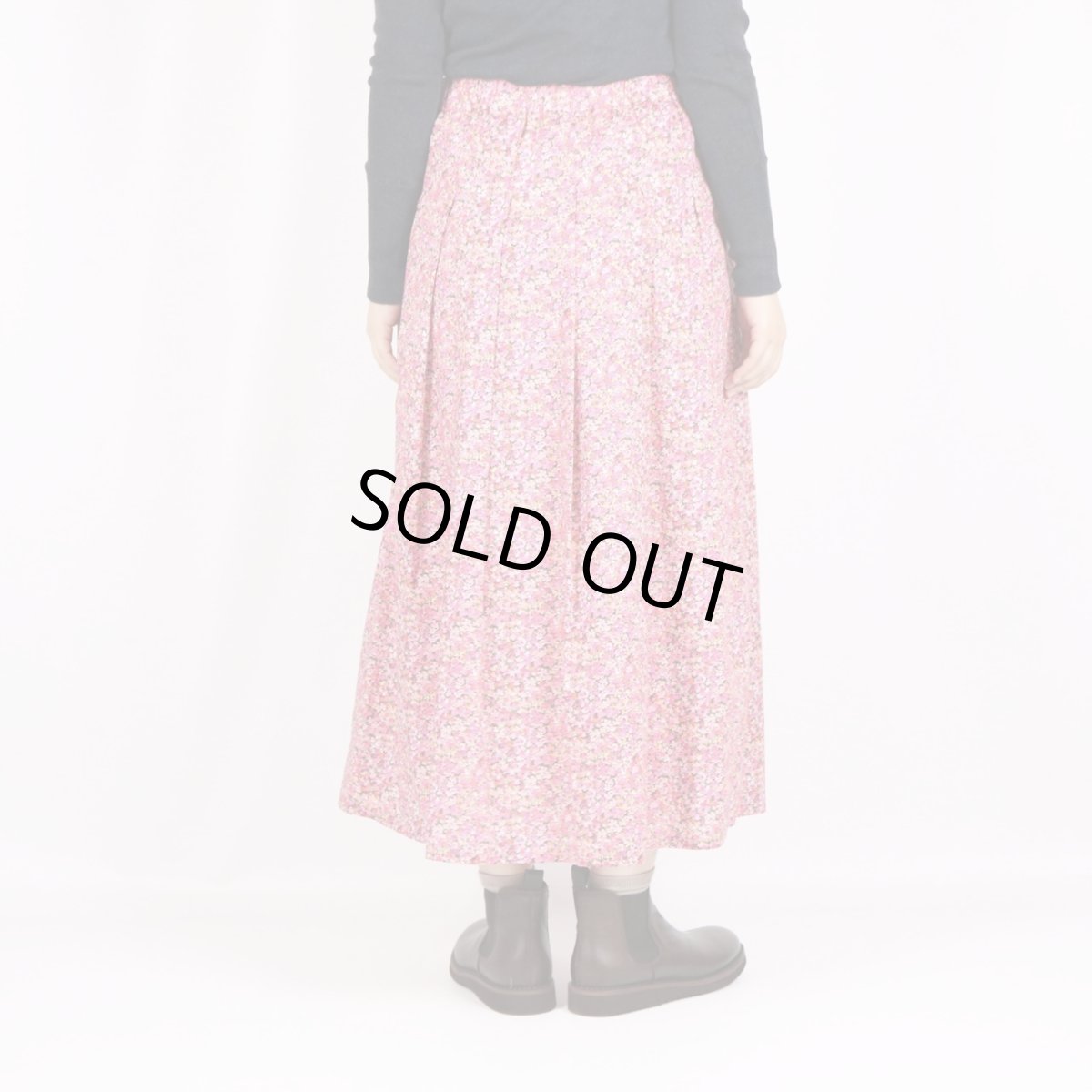 画像7: 30%OFF SALE！　Vent d’ouest　リバティ タナローン タックスカート　アリエッティ・バイオレット  (7)