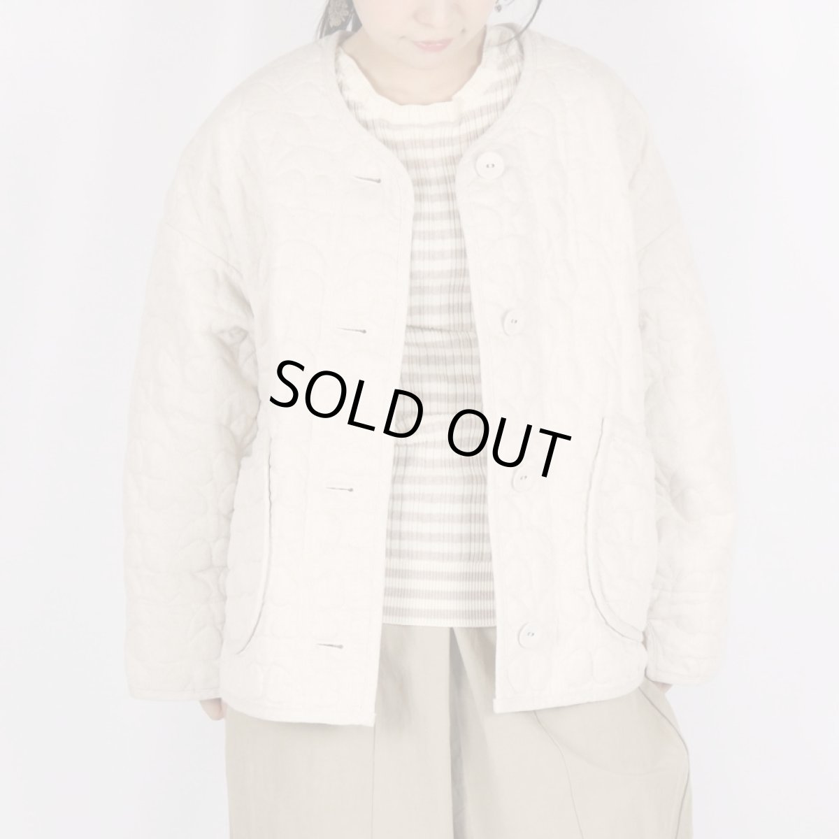 画像22: NARU　ランダムリブボーダークルーネックニット　2色 (22)