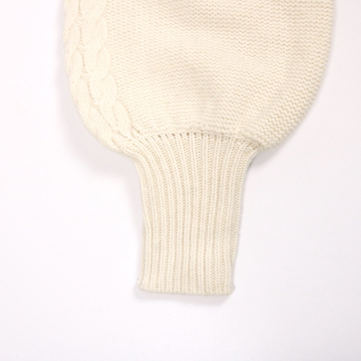 画像19: LABORATORY ボリュームスリーブアランニットカーディガン  2色 (19)