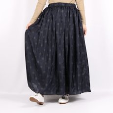 画像18: maison de soil  BANGALORE SILK DOT PRINT RAJASTHAN TUCK GATHERED SKIRT WITH LINING 2色 (18)