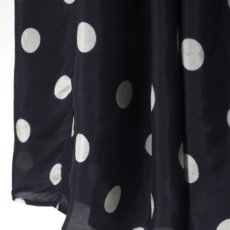 画像13: maison de soil  BANGALORE SILK DOT PRINT RAJASTHAN TUCK GATHERED SKIRT WITH LINING 2色 (13)