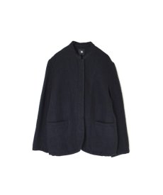 画像11: maison de soil WOOL/COTTON STAND COLLAR FLY FRONT JACKET (11)