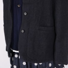 画像5: maison de soil WOOL/COTTON STAND COLLAR FLY FRONT JACKET (5)