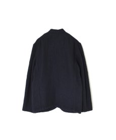 画像12: maison de soil WOOL/COTTON STAND COLLAR FLY FRONT JACKET (12)