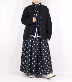 画像3: maison de soil BANGALORE SILK DOT PRINT SCARF 2色 (3)