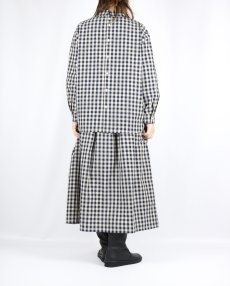 画像13: LUEUF  チェック バックボタン プルオーバー　GINGHAM BLUE (13)