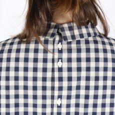 画像6: LUEUF  チェック バックボタン プルオーバー　GINGHAM BLUE (6)