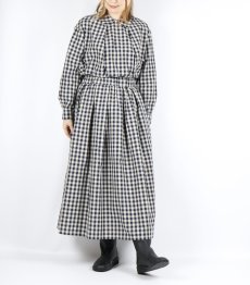 画像14: LUEUF  チェック バックボタン プルオーバー　GINGHAM BLUE (14)