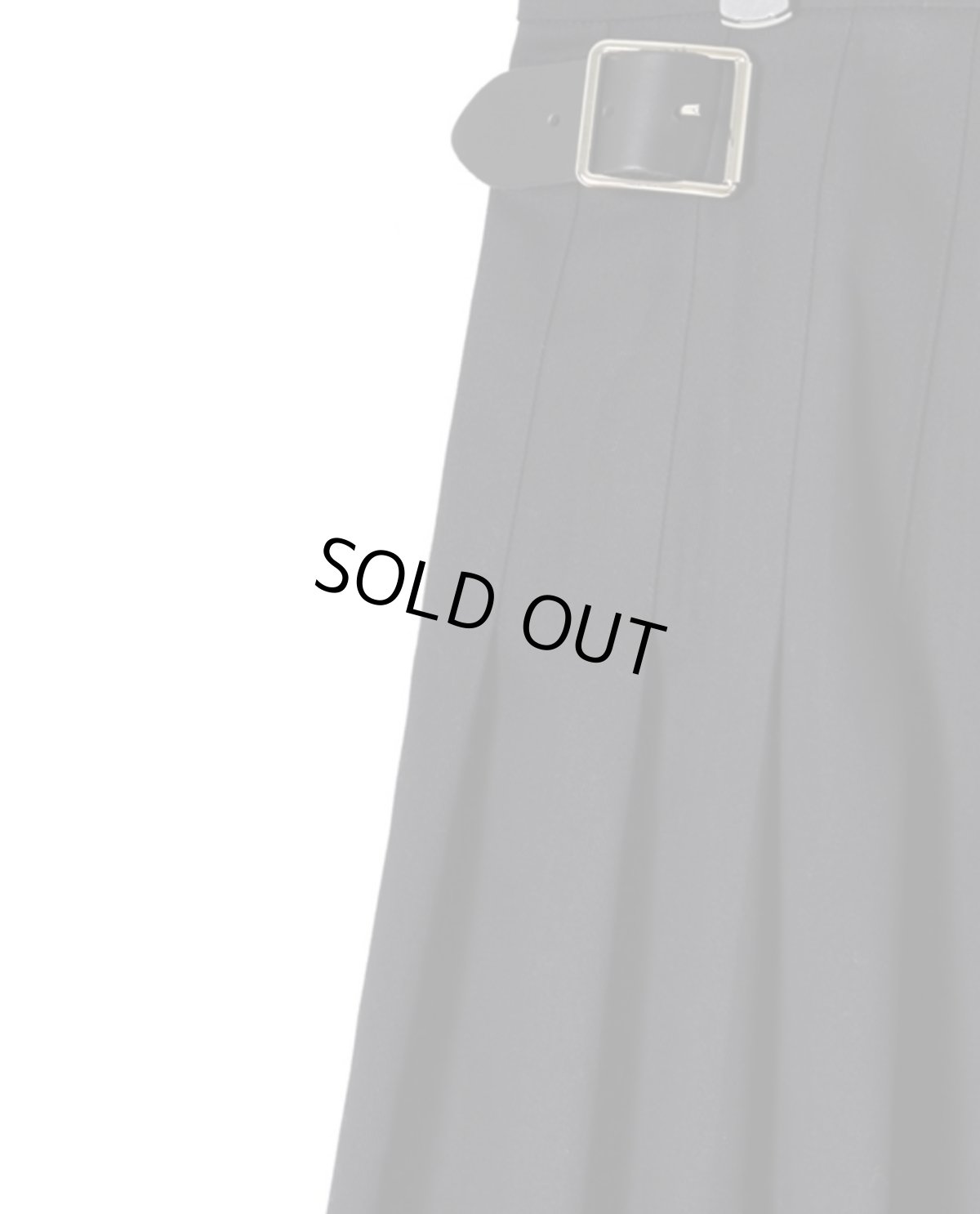 画像14: O'neil of Dublin COTTON TWILL LOW WAIST PLEATS WRAP SKIRT LENGTH 80cm (WITH PIN) (14)