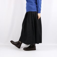 画像7: O'neil of Dublin COTTON TWILL LOW WAIST PLEATS WRAP SKIRT LENGTH 80cm (WITH PIN) (7)