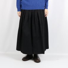 画像6: O'neil of Dublin COTTON TWILL LOW WAIST PLEATS WRAP SKIRT LENGTH 80cm (WITH PIN) (6)