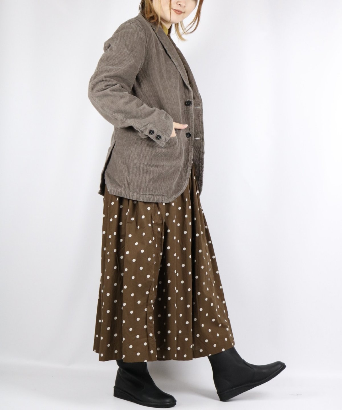 画像7: Vas-y Lentemen 9WALES CORDUROY/60'S ORGANIC CAMBRIC SIDE VENTS TAILORED JACET 3色 (7)
