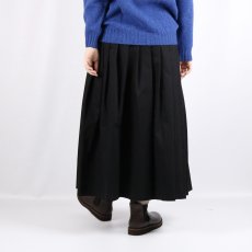 画像8: O'neil of Dublin COTTON TWILL LOW WAIST PLEATS WRAP SKIRT LENGTH 80cm (WITH PIN) (8)