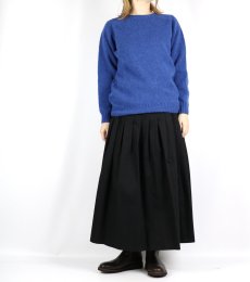 画像3: O'neil of Dublin COTTON TWILL LOW WAIST PLEATS WRAP SKIRT LENGTH 80cm (WITH PIN) (3)