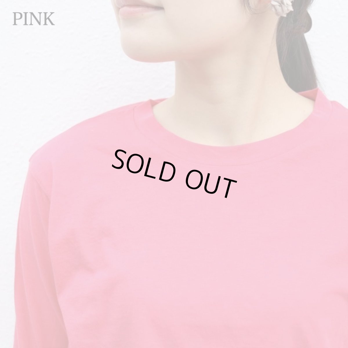 画像22: tumugu  フェザリーコットン天竺クルーネック長袖   7色 (22)