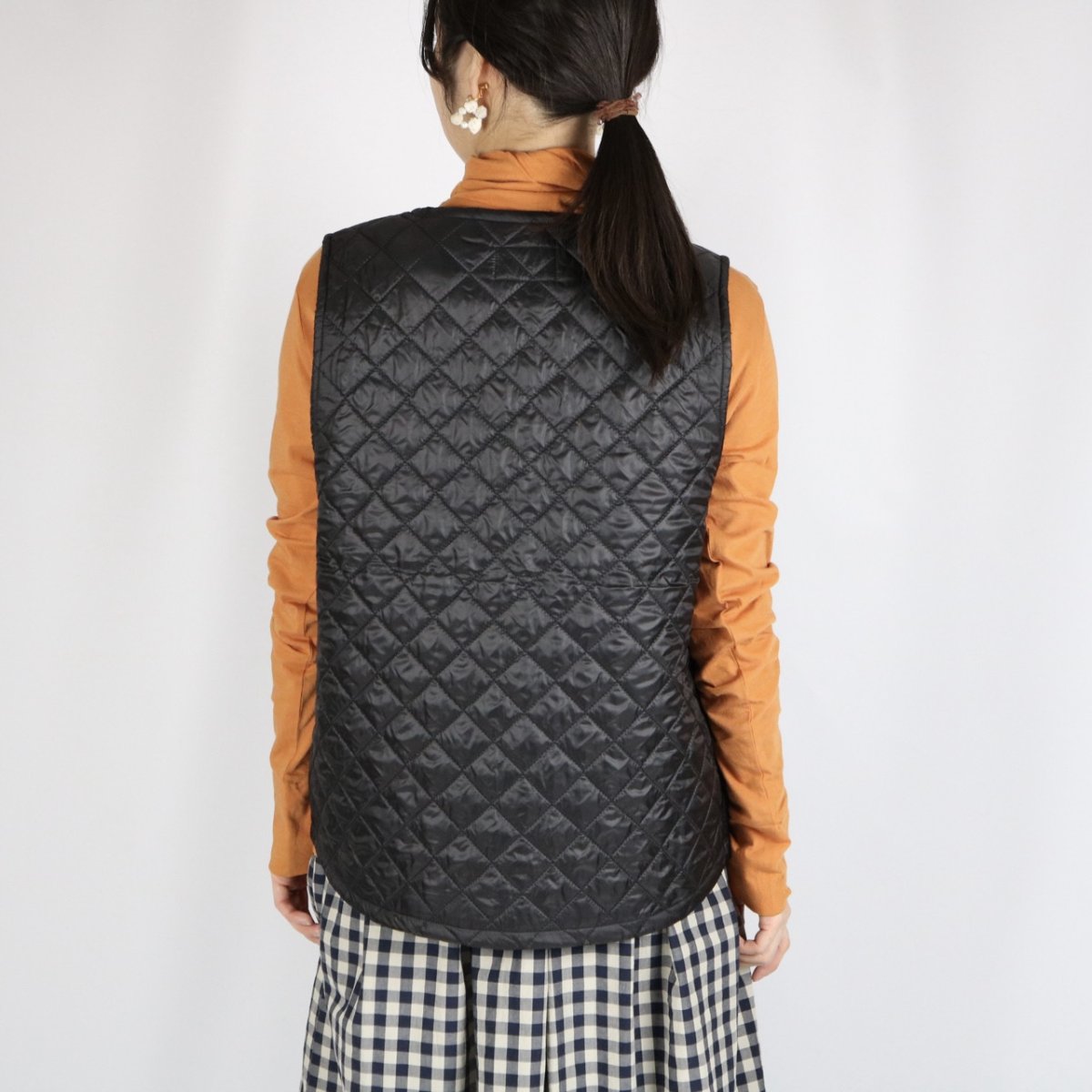 画像4: Vent d'ouest  軽量高密度タフタ×LIBERTYベスト 2色 (4)