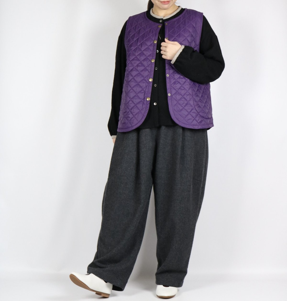 画像15: Vent d'ouest  軽量高密度タフタ×LIBERTYベスト 2色 (15)