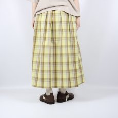 画像3: 30%OFF SALE！　DIARIES　タイプライター チェック タックスカート　YELLOW CHECK (3)