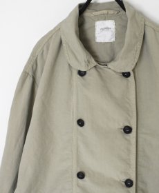 画像29: ARMEN　COTTON LINEN OVERDYE ROUND COLLAR DOUBLE JACKET　２サイズ (29)