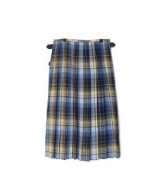 画像17: O'neil of dublin IRISH LINEN LOW WAIST PLEATS WRAP SKIRT LENGTH 80cm (WITH PIN) 2色 (17)