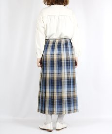 画像6: O'neil of dublin IRISH LINEN LOW WAIST PLEATS WRAP SKIRT LENGTH 80cm (WITH PIN) 2色 (6)