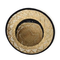 画像17: maison de soil  STRAW HAT WITH TAPE TRIMMING  2色 (17)