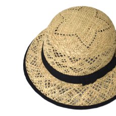 画像18: maison de soil  STRAW HAT WITH TAPE TRIMMING  2色 (18)