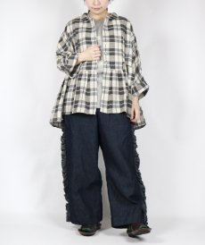 画像13: Gauze# インディゴ ヴィヴィアンパンツ　 (13)