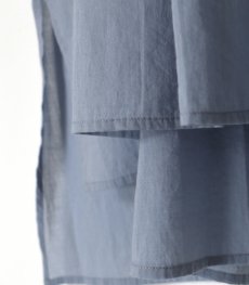 画像27: SOIL 80s COTTON VOILE PLAIN BANDED COLLAR S/SL PINTUCK SHIRT 2色 (27)