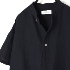 画像26:  SOIL 60s LINEN PLAIN BANDED COLLAR 3/4SL TUNIC 2色 (26)