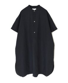 画像24:  SOIL 60s LINEN PLAIN BANDED COLLAR 3/4SL TUNIC 2色 (24)