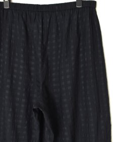 画像20: maison de soil  HANDWOVEN COTTON SILK CHECK EASY PANTS  2色 (20)