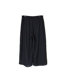 画像19: maison de soil  HANDWOVEN COTTON SILK CHECK EASY PANTS  2色 (19)