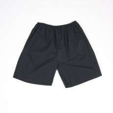 画像1: blue willow コットン細番手平織りハーフペチパンツ BLACK (1)