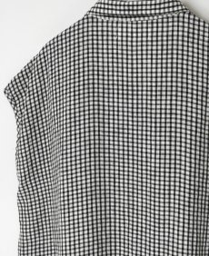 画像24: SOIL 60s LINEN CHECK OPEN COLLAR SHIRT DRESS 2サイズ (24)