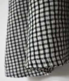 画像23: SOIL 60s LINEN CHECK OPEN COLLAR SHIRT DRESS 2サイズ (23)