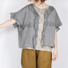 画像26: sosotto ストレッチフライスLIBERTY前身頃ノースリーブブラウス 3色 (26)