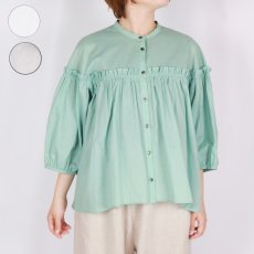画像1: LUEUF GATHER SHIRT 3色 (1)