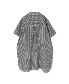 画像13: SOIL  60s LINEN CHECK BANDED COLLAR 3/4SL TUNIC (13)
