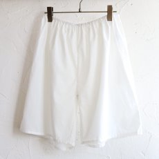 画像5: blue willow コットン細番手平織りハーフペチパンツ  2色 (5)