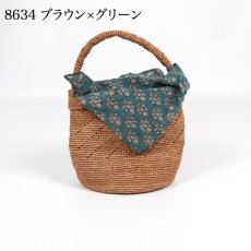 画像12: maison de soil　RAFFIA ONE HANDLE BARREL BAG　10色 (12)