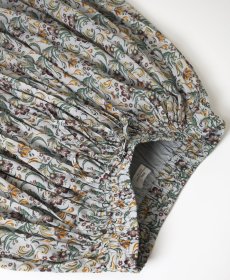 画像12: NARU  80s VOILE PAISLEY FLOWER PRINT GATHERD SKIRT  (12)