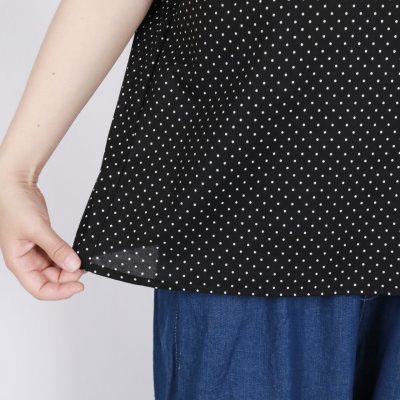 画像2: DIARIES DOT BACK GATHER SLEEVELESS 2色