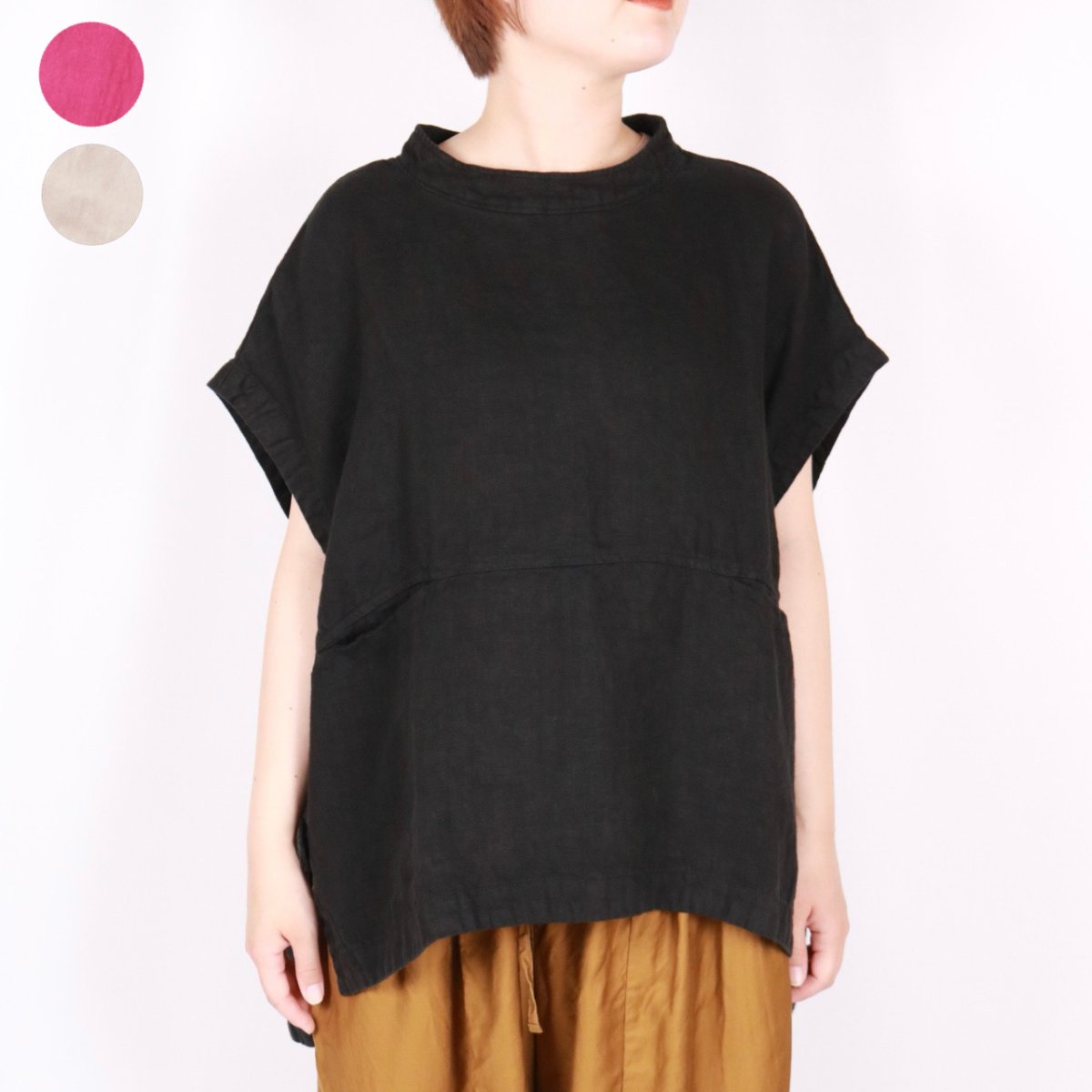 画像2: tumugu: ソリトリネン(1)　ビッグベスト 3色 (2)