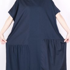 画像31: nachukara ナチュラル天竺×ブロード パッチワークワンピース 3色 (31)